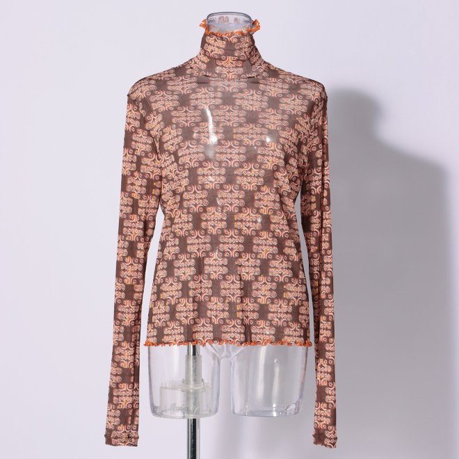 SOLIDARITY PATTERN PRINT　ブラウス