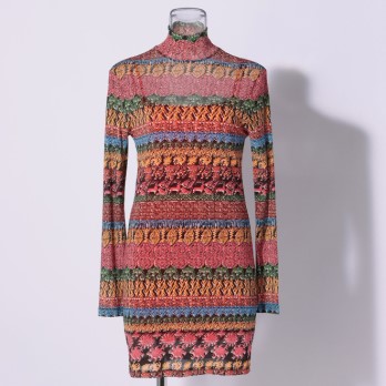SOLIDARITY STRIPE PRINT　ドレス