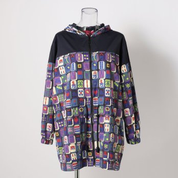 MAHJONG PRINT ON TAFFETA　ジャケット