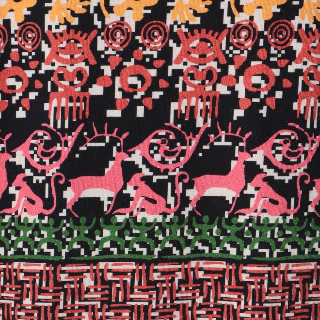 SOLIDARITY STRIPE PRINT　プルオーバー 詳細画像 黒系マルチ 6