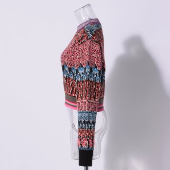 SOLIDARITY STRIPE JACQUARD　ニット 詳細画像
