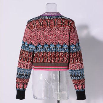 SOLIDARITY STRIPE JACQUARD　ニット 詳細画像