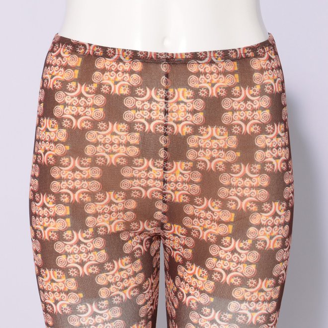 SOLIDARITY PATTERN PRINT　レギンス 詳細画像 ブラウン系マルチ 4