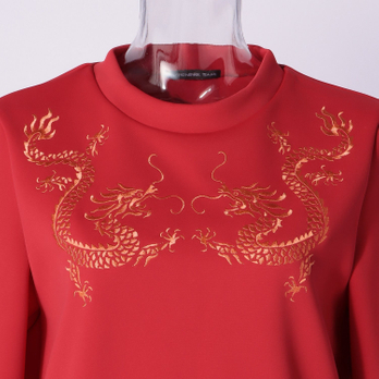 ADVENT DRAGON EMBROIDERY ON DOUBLE KNIT　 詳細画像