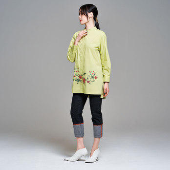 CHRASICAL PEONY PRINT ON SPUN LAWN　ブラウス 詳細画像