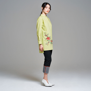 CHRASICAL PEONY PRINT ON SPUN LAWN　ブラウス 詳細画像