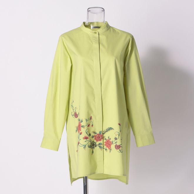 CHRASICAL PEONY PRINT ON SPUN LAWN　ブラウス 詳細画像 グリーン 5