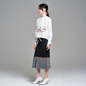 CHRASICAL PEONY PRINT ON SPUN LAWN　ブラウス 詳細画像