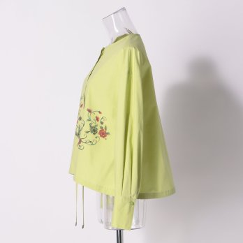 CHRASICAL PEONY PRINT ON SPUN LAWN　ブラウス 詳細画像