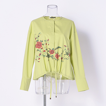 CHRASICAL PEONY PRINT ON SPUN LAWN　ブラウス 詳細画像