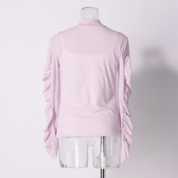 DECOLA SLEEVE HIGH NECK　ブラウス 詳細画像