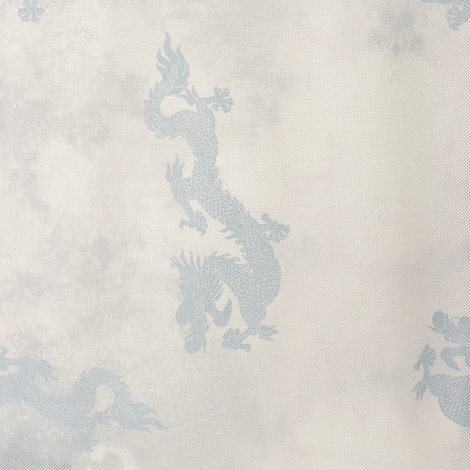 DRAGON PRINT NET INNER　ブラウス 詳細画像 ライトグレー 7