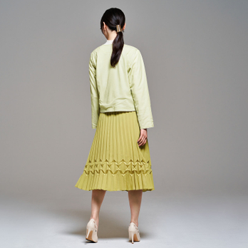 COLOR PLEATS SKIRT　 詳細画像
