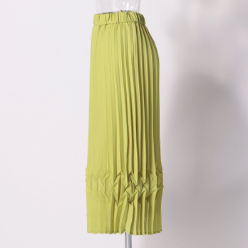 COLOR PLEATS SKIRT　 詳細画像