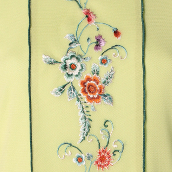 CHRASICAL PEONY EMBROIDERY ON NETTING　ドレス 詳細画像