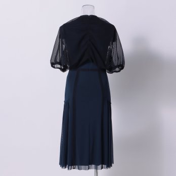 SOLID DRESS with CARDIGAN　ドレス 詳細画像
