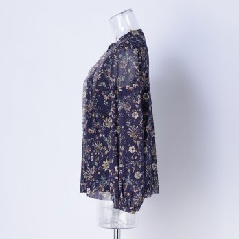 CHINOISERIE PRINT ON NETTING　ブラウス 詳細画像