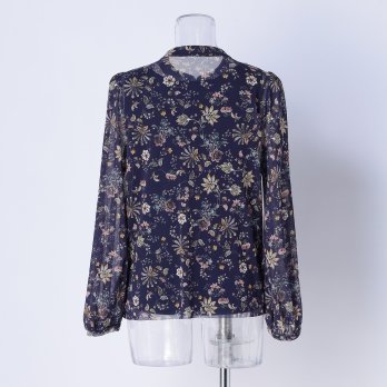CHINOISERIE PRINT ON NETTING　ブラウス 詳細画像