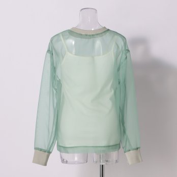 MATTE ORGANZA　ブラウス 詳細画像