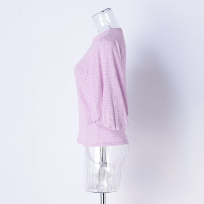 DESIGN BLOUSE　ブラウス 詳細画像 パープル 2