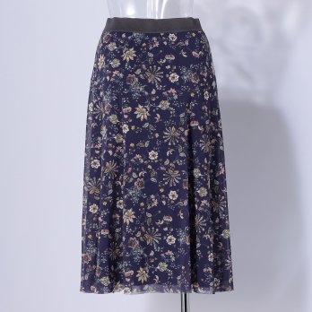 CHINOISERIE PRINT ON NETTING　スカート 詳細画像