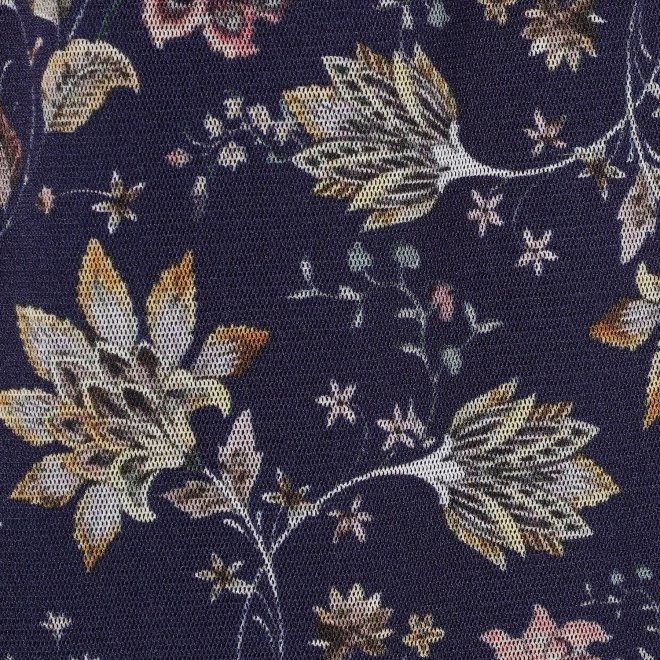 CHINOISERIE PRINT ON NETTING　スカート 詳細画像 ブルー系マルチ 5