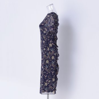 CHINOISERIE PRINT ON NETTING　ドレス 詳細画像
