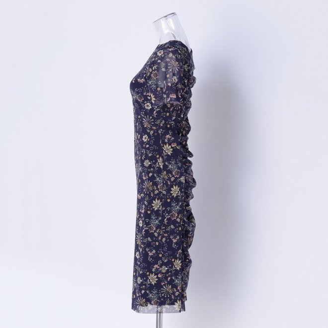 CHINOISERIE PRINT ON NETTING　ドレス 詳細画像 ブルー系マルチ 2