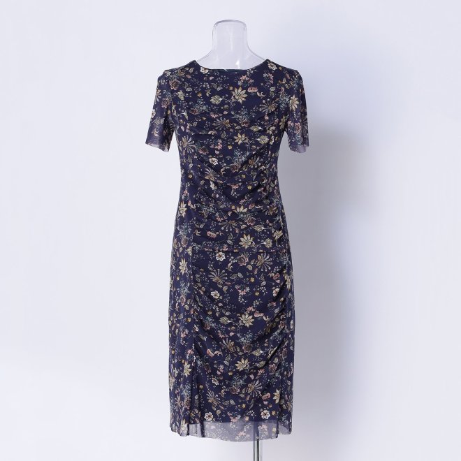 CHINOISERIE PRINT ON NETTING　ドレス 詳細画像 ブルー系マルチ 3