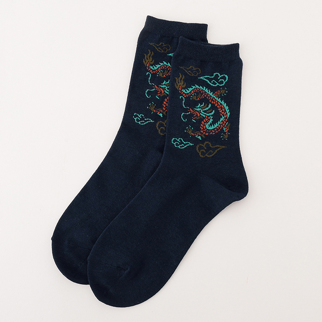 DRAGON JACQUARD SOCKS　靴下