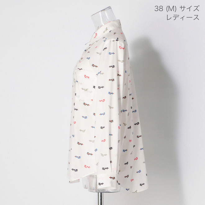 MINI DRAGON PRINT SHIRT　ブラウス 詳細画像 白系マルチ 3