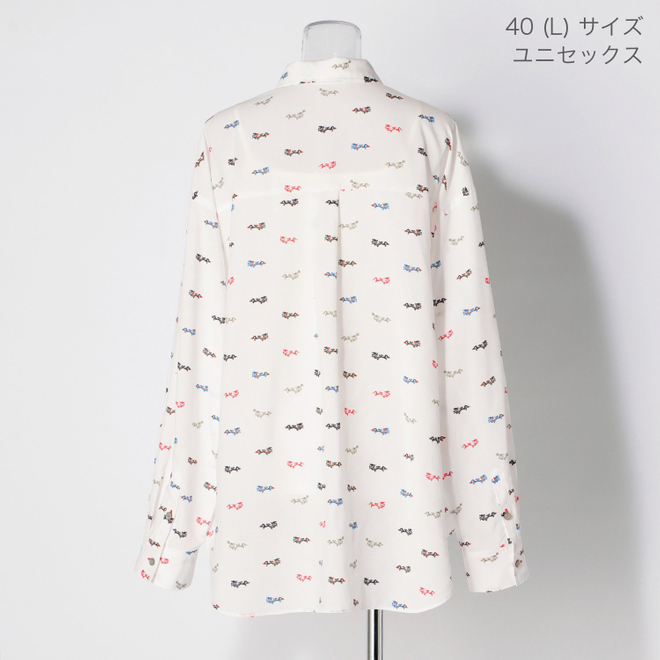 MINI DRAGON PRINT SHIRT　ブラウス 詳細画像 白系マルチ 8