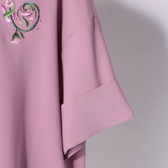 PEONY EMB ON BACK SATIN　ブラウス 詳細画像