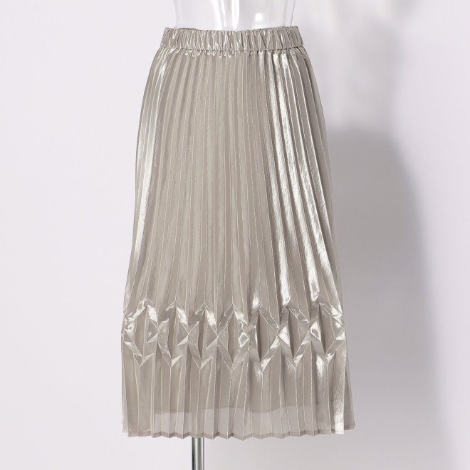 PLEATED SKIRT　 詳細画像 シルバー 4
