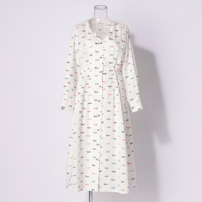 MINI DRAGON PRINT SHIRT　ドレス 詳細画像 白系マルチ 4