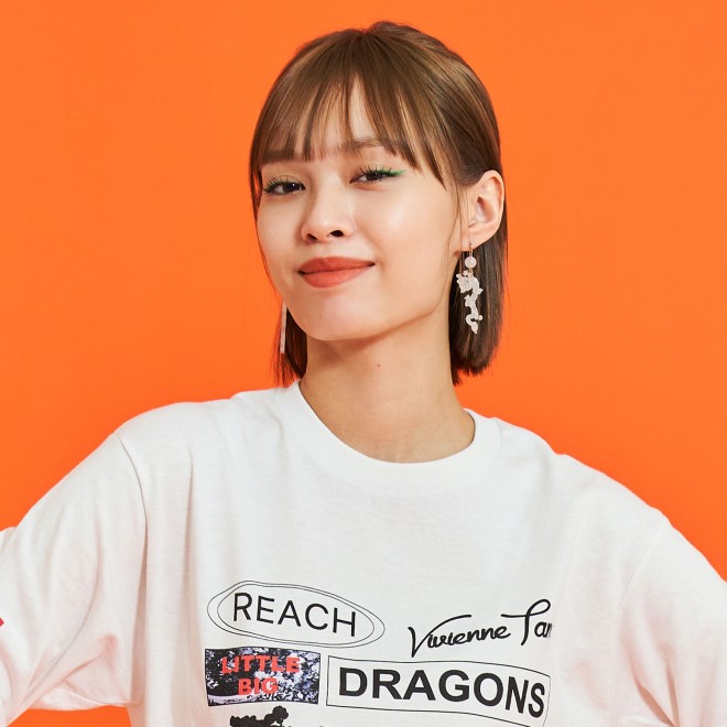 DRAGON PIERCED EARRINGS　ピアス