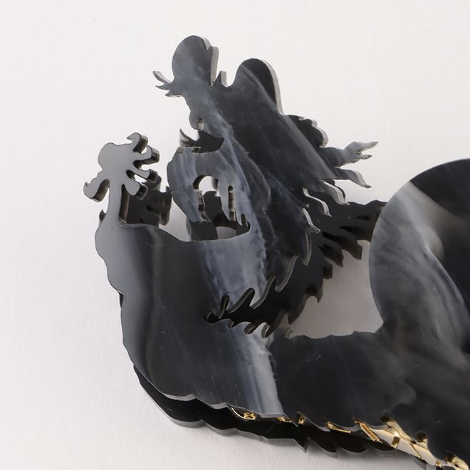 DRAGON HAIR CLIP 詳細画像 ブラック 3