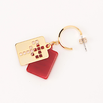MAHJONG TILES PIERCED EARRINGS　ピアス