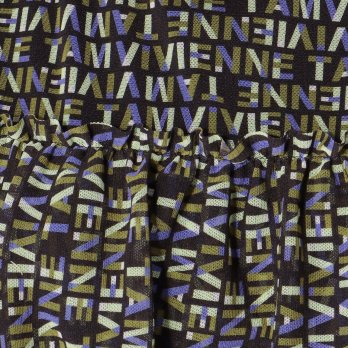 VT LOGO PRINT NETTING　ブラウス 詳細画像