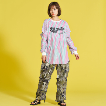 DRAGON PRINT PULLOVER SHRITS　ブラウス