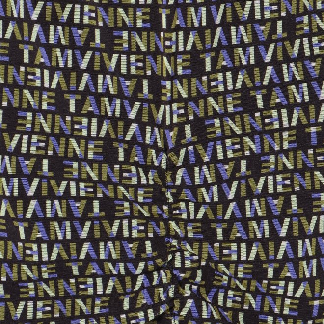 VT LOGO PRINT NETTING　スカート 詳細画像 黒系マルチ 2