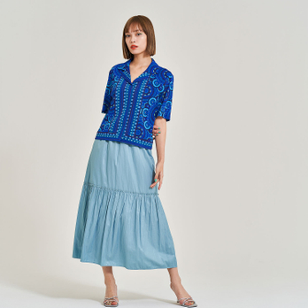 KASSEN GATHER SKIRT 詳細画像