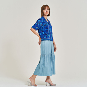 KASSEN GATHER SKIRT 詳細画像