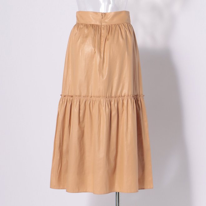 KASSEN GATHER SKIRT 詳細画像 ベージュ 3