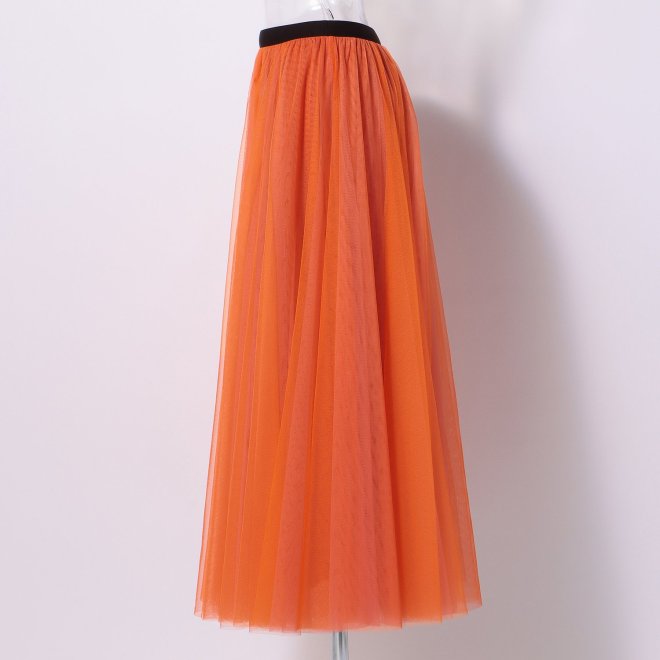 WL カラーチュール　スカート 詳細画像 オレンジ 2