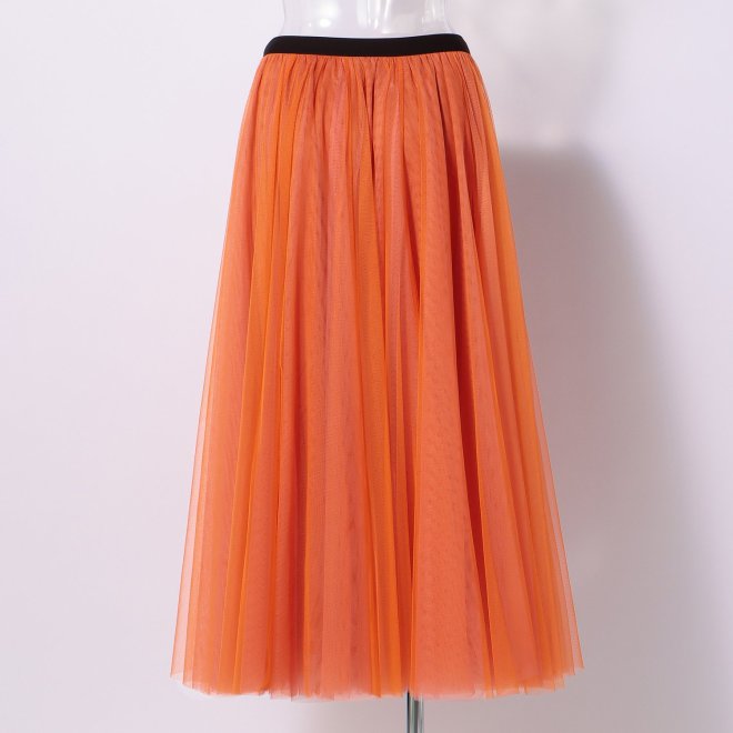 WL カラーチュール　スカート 詳細画像 オレンジ 3
