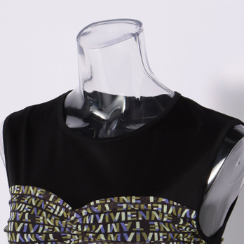 VT LOGO PRINT NETTING　ドレス 詳細画像