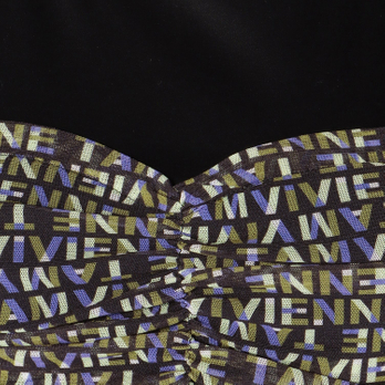 VT LOGO PRINT NETTING　ドレス 詳細画像