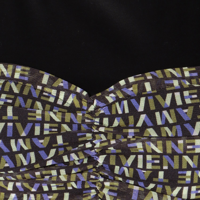 VT LOGO PRINT NETTING　ドレス 詳細画像 黒系マルチ 9