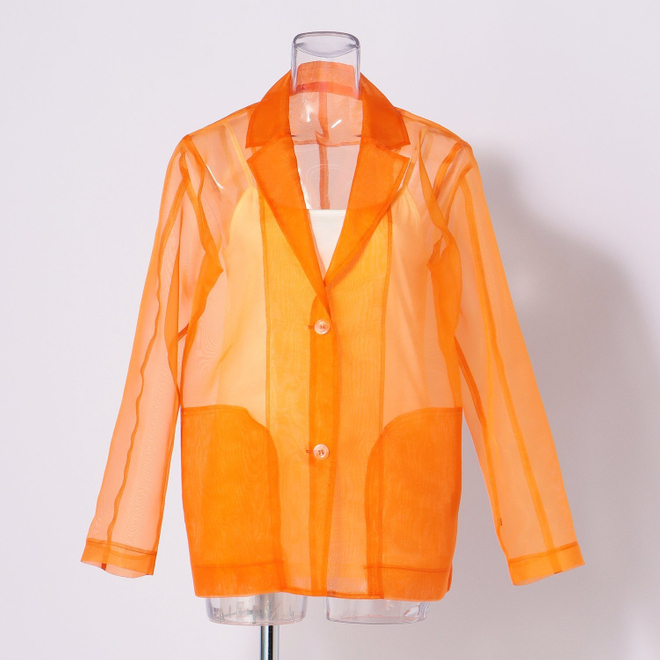 SHEER JACKET　 詳細画像 オレンジ 9